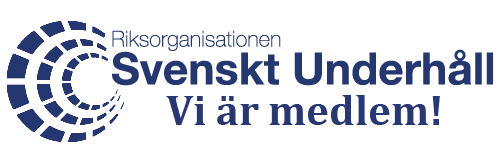 Vi är medlemmar i svenskt underhåll