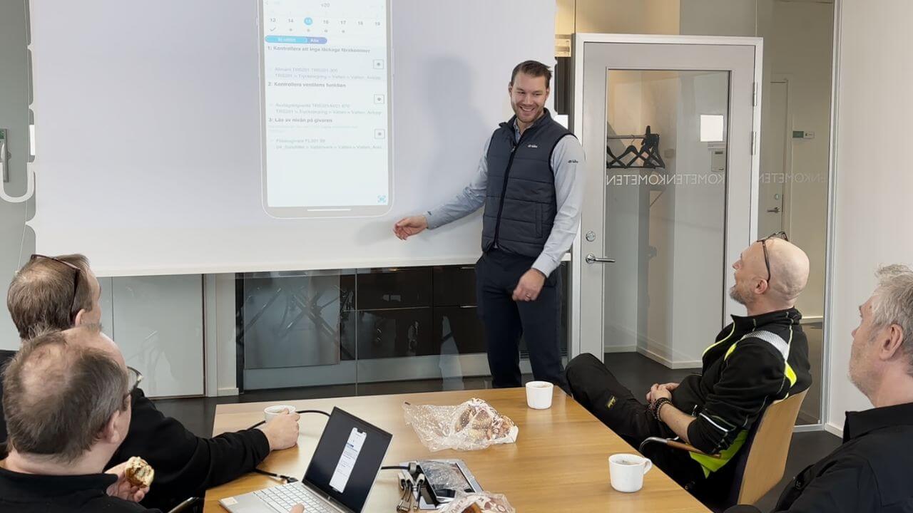 Idus konsulter under en implementering